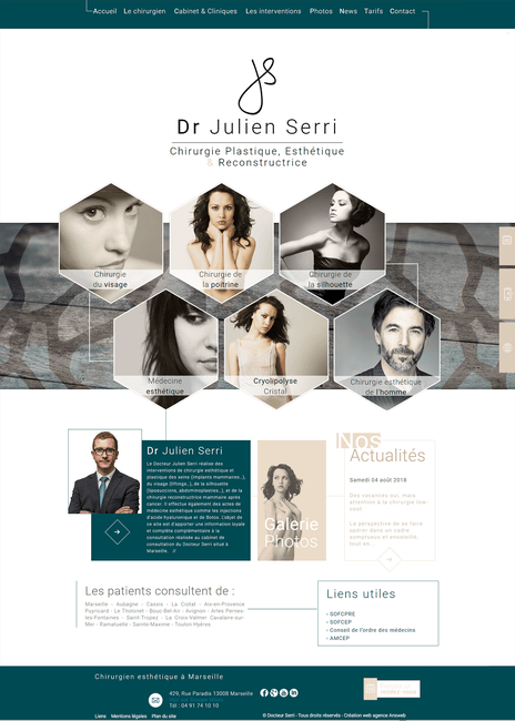 Le avant / après du Docteur Julien SERRI