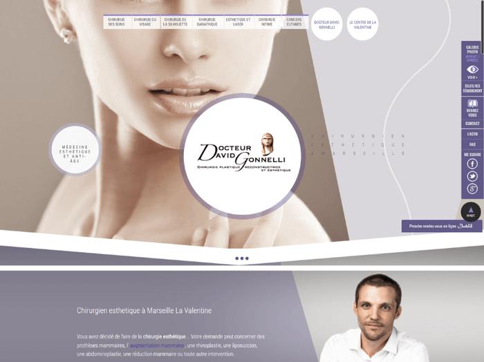 Avant / après du Docteur Gonnelli