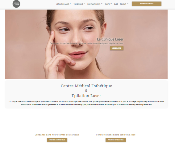 Avant / après de La Clinique Laser