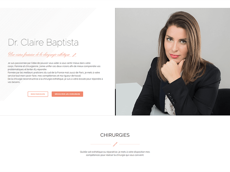 Avant / après du Docteur Baptista