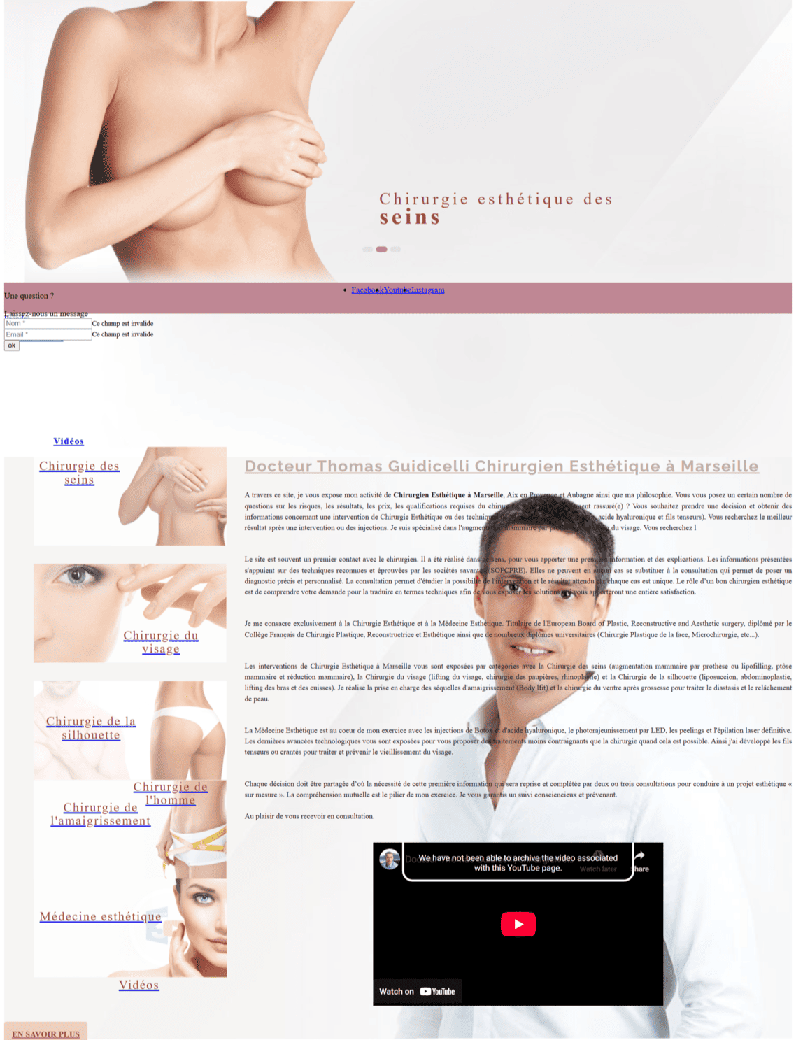 Avant / après du Docteur Guidicelli