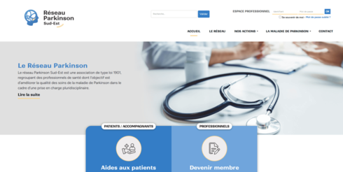 Avant / après du Réseau Parkinson Sud-Est
