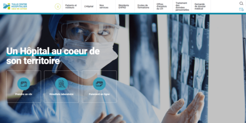 Avant / après de l'Hôpital de Tulle