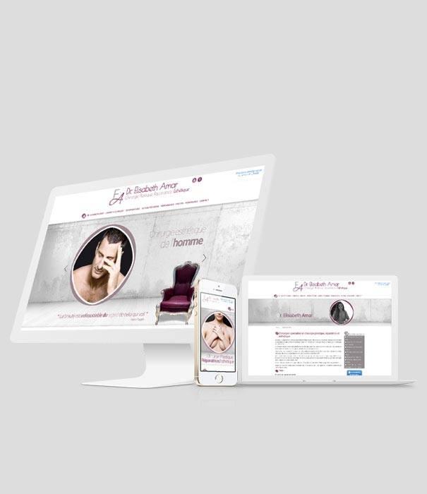 Visuel site web chirurgien esthétique Dr. Amar