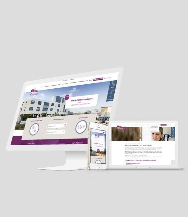 Visuel site web clinique privée Marseille