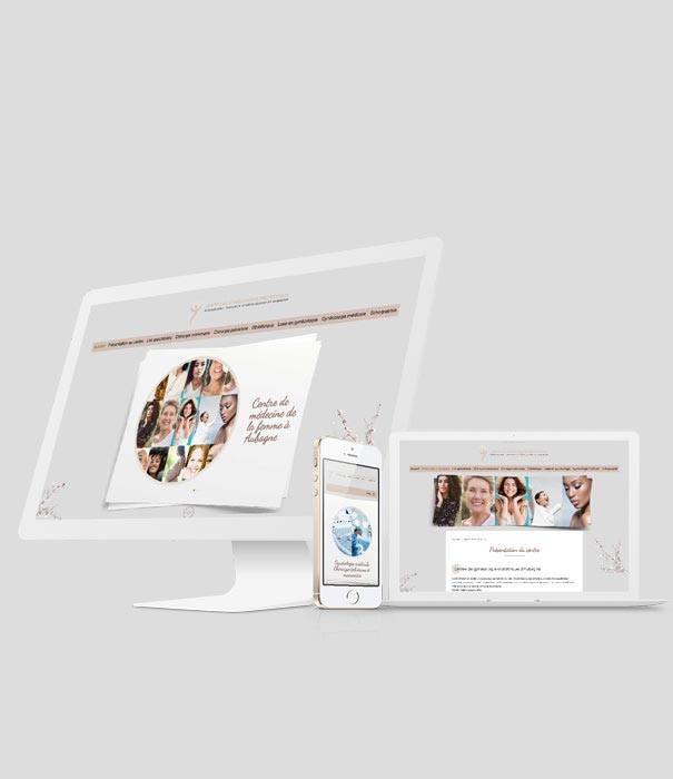 Visuel site web Centre de gynécologie obstétrique Aubagne