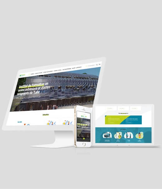Visuel site web Institut Formation Soins Infirmiers Tulle