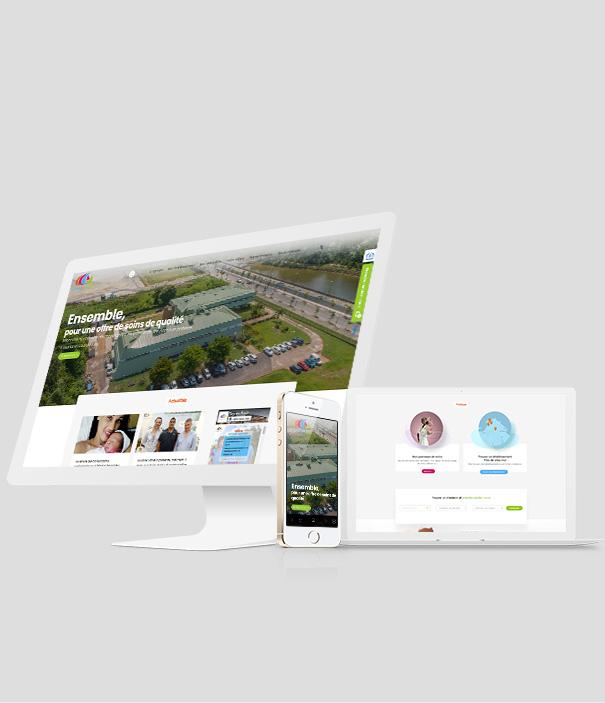 Visuel site web groupe de santé Guyane Santé