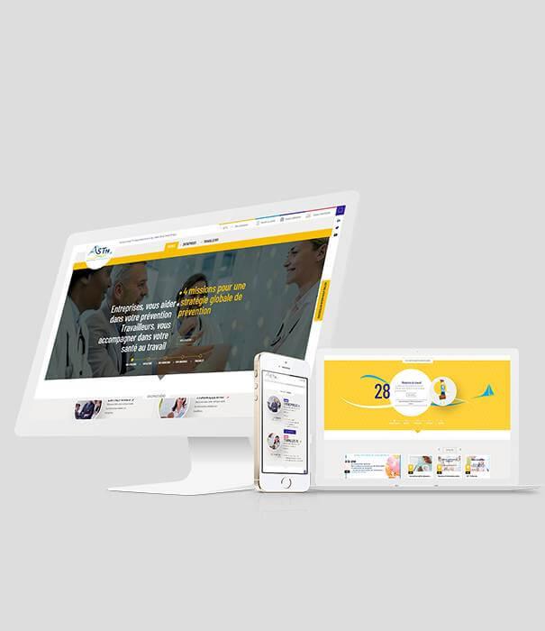 Visuel site web médecine du travail AST74