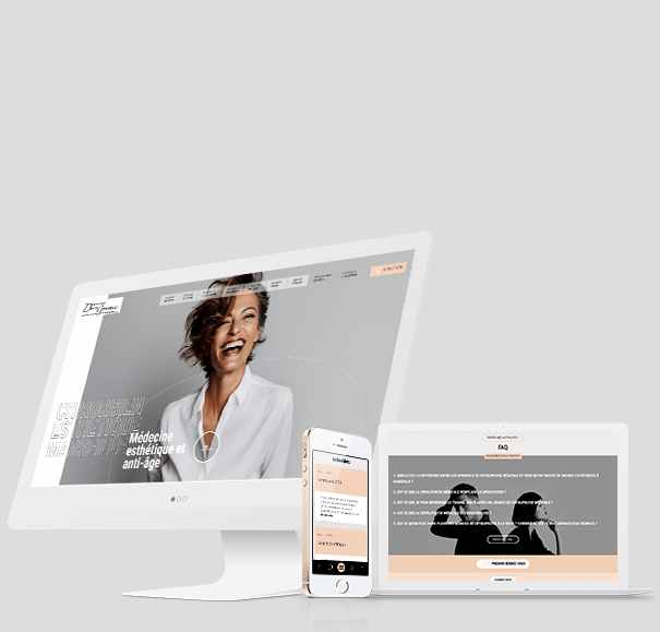 Visuel site web Dr. Gonnelli - Réalisation AnswebMed