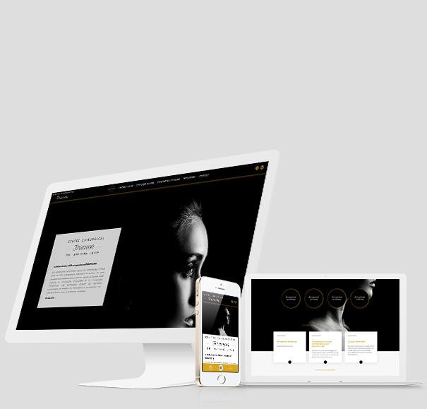 Visuel site web Dr. Lavie rhinoplastie - Réalisation AnswebMed