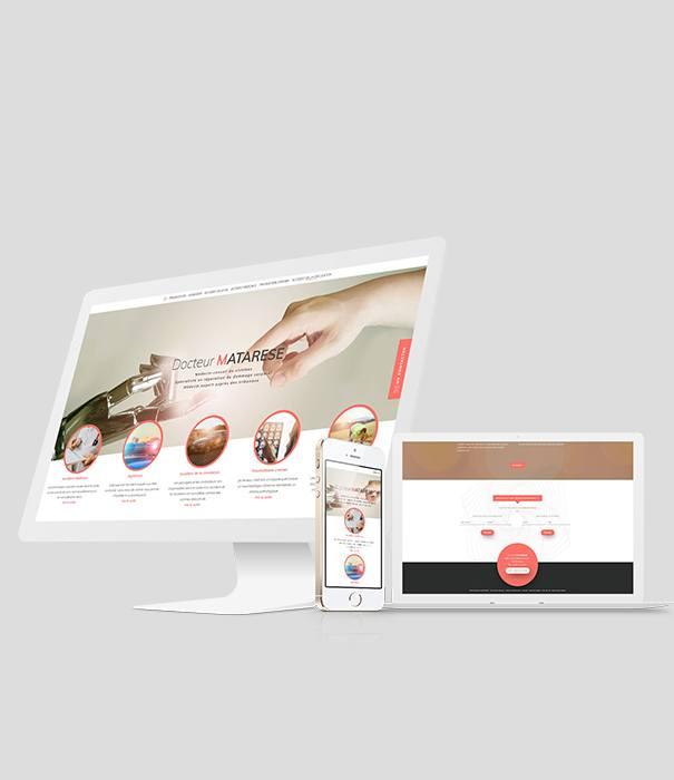 Site internet chirurgien Matarese Nimes