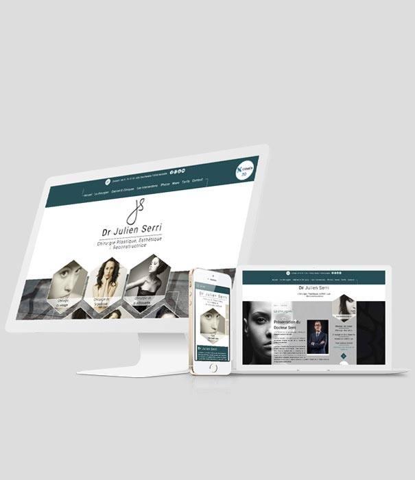 Visuel site web chirurgien esthétique Dr. Serri
