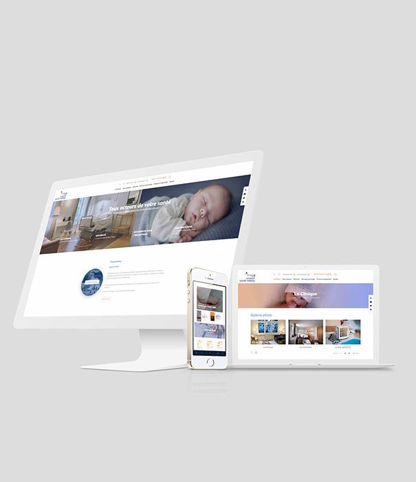 Visuel site web clinique privée Sainte-Thérèse Paris