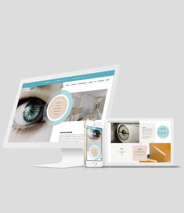 Visuel site web Dr. Zerdab ophtalmologue